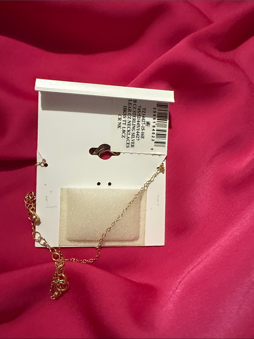 Giani Bernini Two-Tone Gold and Silver Woven Circle Necklace - Picture 3 of 5